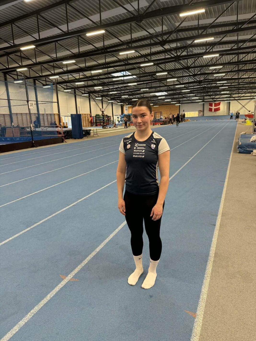 Oddvør Josepsen til innandura kapping í Randers Indoor.